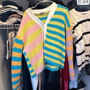 Rails Colorful Striped Women's Sweater